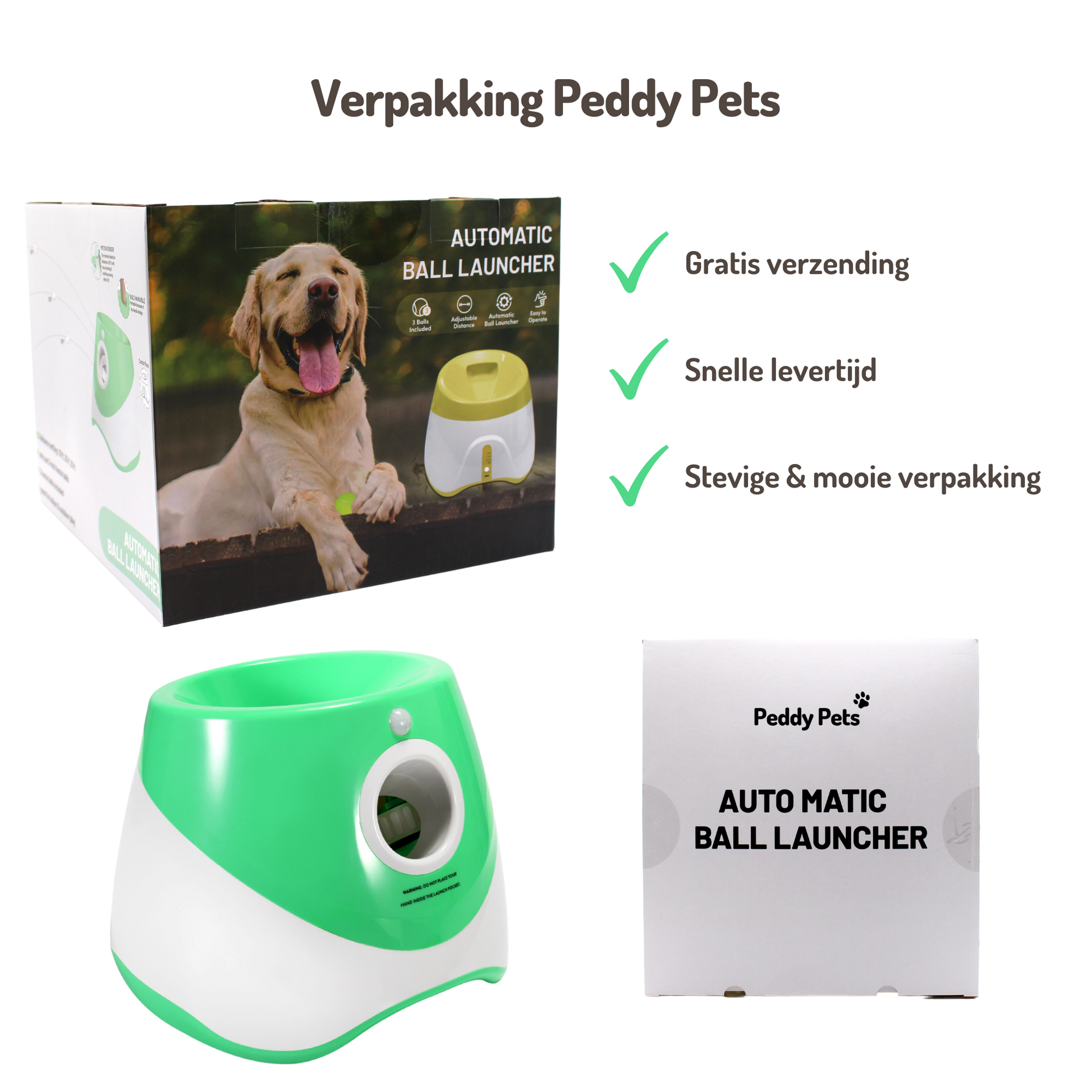 Automatic ball launcher outlet for large dogs